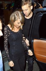 TAYLOR SWIFT and Calvin Harris Night Out in West Hollywood