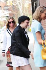 TAYLOR SWIFT and LENA DUNHAM Out and About in New York