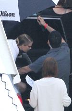 TAYLOR SWIFT on the Set of Bad Blood Music Video in Los Angeles