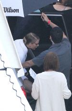 TAYLOR SWIFT on the Set of Bad Blood Music Video in Los Angeles