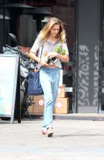 TERESA PALMER Out for Breakfast in Hollywood 04/20/2015
