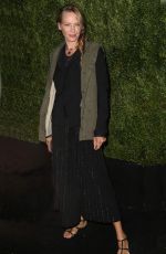 UMA THURMAN at Chanel Dinner at Tribeca Film Festival in New York
