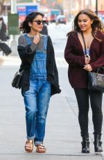 VANESSA and STELLA HUDGENS Out and About in New York