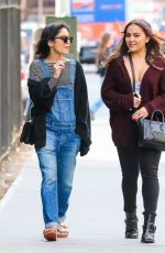 VANESSA and STELLA HUDGENS Out and About in New York