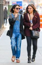 VANESSA and STELLA HUDGENS Out and About in New York