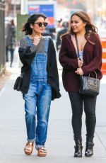 VANESSA and STELLA HUDGENS Out and About in New York