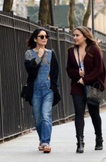 VANESSA and STELLA HUDGENS Out and About in New York