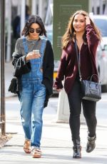 VANESSA and STELLA HUDGENS Out and About in New York