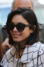VANESSA HUDGENS Arrives at Neil Simon Theatre in New York 04/22/2015