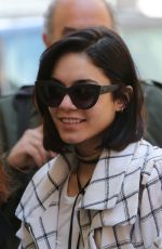 VANESSA HUDGENS Arrives at Neil Simon Theatre in New York 04/22/2015
