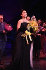 VANESSA HUDGENS at Curtain Call at Gigi Broadway Opening Night in New York 