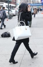 VANESSA HUDGENS Leaves Gemini Beauty Salon in New York