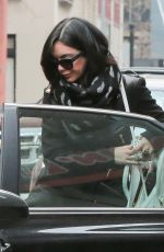 VANESSA HUDGENS Leaves Gemini Beauty Salon in New York