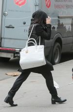 VANESSA HUDGENS Leaves Gemini Beauty Salon in New York
