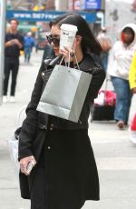 VANESSA HUDGENS Leaves Gemini Beauty Salon in New York