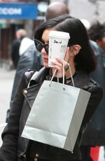 VANESSA HUDGENS Leaves Gemini Beauty Salon in New York