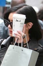 VANESSA HUDGENS Leaves Gemini Beauty Salon in New York