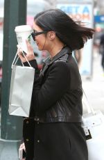 VANESSA HUDGENS Leaves Gemini Beauty Salon in New York