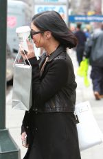 VANESSA HUDGENS Leaves Gemini Beauty Salon in New York