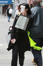 VANESSA HUDGENS Leaves Gemini Beauty Salon in New York