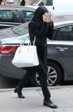 VANESSA HUDGENS Leaves Gemini Beauty Salon in New York