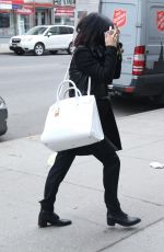 VANESSA HUDGENS Leaves Gemini Beauty Salon in New York