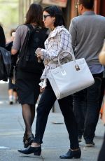 VANESSA HUDGENS Leaves Her Apartment in New York 04/22/2015