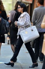 VANESSA HUDGENS Leaves Her Apartment in New York 04/22/2015