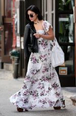 VANESSA HUDGENS Leaves Her Apartment in New York 04/29/2015