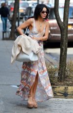 VANESSA HUDGENS Leaves Her Apartment in Soho 04/18/2015