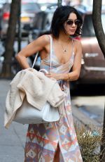 VANESSA HUDGENS Leaves Her Apartment in Soho 04/18/2015