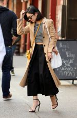 VANESSA HUDGENS Leaves Her Apartment in Soho 04/26/2015