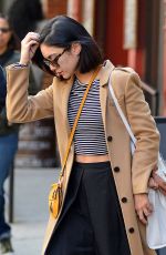 VANESSA HUDGENS Leaves Her Apartment in Soho 04/26/2015