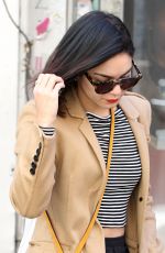 VANESSA HUDGENS Leaves Her Apartment in Soho 04/26/2015