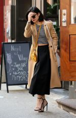 VANESSA HUDGENS Leaves Her Apartment in Soho 04/26/2015