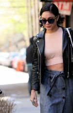 VANESSA HUDGENS Leaves Her Hotel in New York 04/25/2015