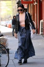 VANESSA HUDGENS Leaves Her Hotel in New York 04/25/2015