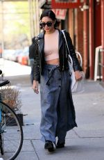 VANESSA HUDGENS Leaves Her Hotel in New York 04/25/2015