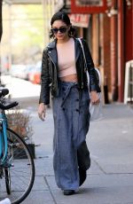 VANESSA HUDGENS Leaves Her Hotel in New York 04/25/2015