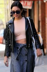 VANESSA HUDGENS Leaves Her Hotel in New York 04/25/2015