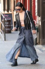 VANESSA HUDGENS Leaves Her Hotel in New York 04/25/2015