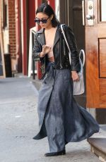 VANESSA HUDGENS Leaves Her Hotel in New York 04/25/2015