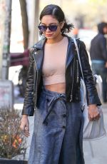 VANESSA HUDGENS Leaves Her Hotel in New York 04/25/2015
