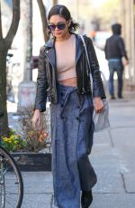 VANESSA HUDGENS Leaves Her Hotel in New York 04/25/2015