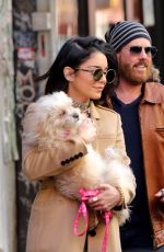 VANESSA HUDGENS Leaves Her Residence in New York 04/24/2015