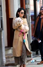 VANESSA HUDGENS Leaves Her Residence in New York 04/24/2015