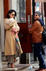 VANESSA HUDGENS Leaves Her Residence in New York 04/24/2015