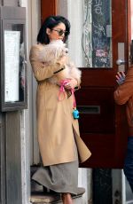 VANESSA HUDGENS Leaves Her Residence in New York 04/24/2015