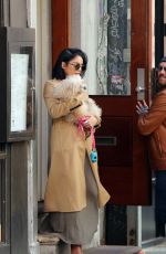 VANESSA HUDGENS Leaves Her Residence in New York 04/24/2015