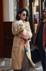 VANESSA HUDGENS Leaves Her Residence in New York 04/24/2015